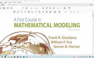 AFirstCourseinMathModeling数学建模第01次课