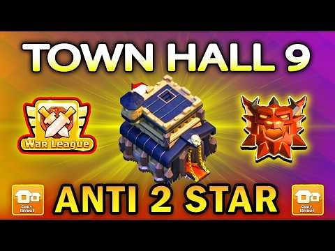 AFTER UPDATE🔥 New TOP 10 TH9 Base for War/CWL/RANKED 2026 | Town Hall 9 STRONGEST TH 9 BASE LINK