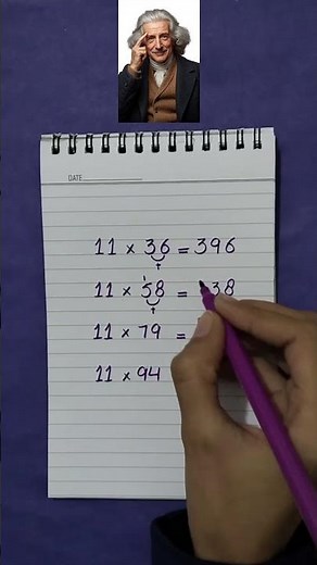 Mind-Blowing Trick to Multiply Any Number by 11 | Fast Math Hack#shorts