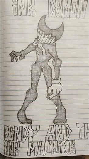 ink demon - batim | drawing 299 #drawing #art #bendyandtheinkmachine