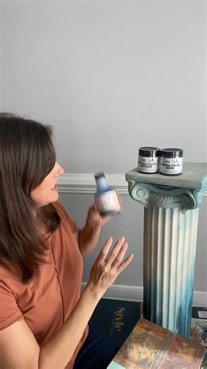 How to use PATINA products to create authentic rust on home decor or furniture! Rust and crust your DIY projects! #chalkmineralpaint #makeover | The Top Drawer RVA
