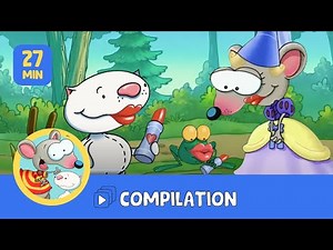 Big kiss 💋🐸 + 5 more incredible adventures of Toupie and Binou!! Animated cartoons