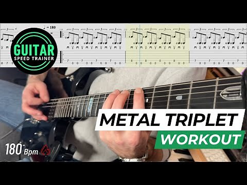 Metal Triplet Rhythm Workout (Play-Along)