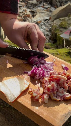 Beast Drowns Pasta in Creamy Chili Hell – Bacon & Meat Flood by River! 🍝🌶️🥓😱🔥