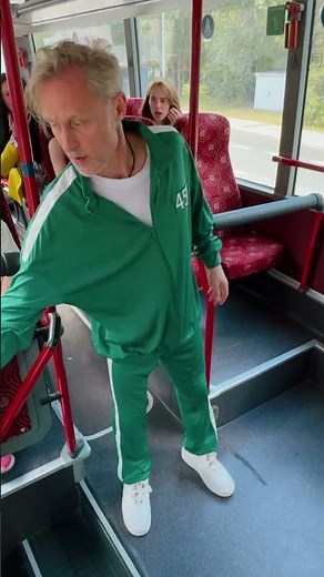 Crowded Bus Moment: Seat Hog Meets Reality 💺👀