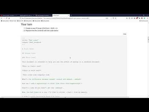 Formatting text in R Markdown