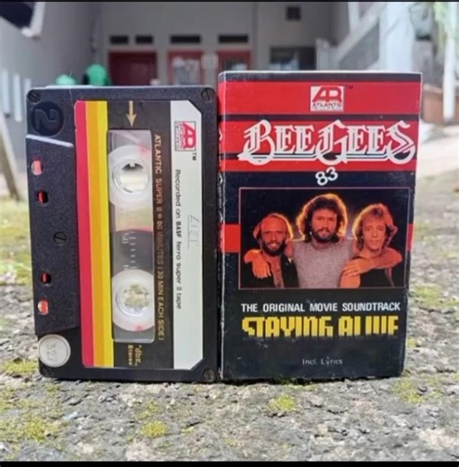 Bee Gees Staying Alive (1983) Cassette Tape 80s Music Nostalgia