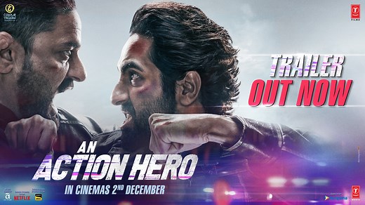 61K views · 19K reactions | CUTTING STRAIGHT TO THE CHASE! #AnActionHero Trailer Out Now!  https://bit.ly/AnActionHero-OfficialTrailer Catch this Thriller with a twist only in cinemas on 2nd DECEMBER 2022! Ayushmann Khurrana #AnirudhIyer Aanand L Rai #BhushanKumar Jaideep Ahlawat #KrishanKumar Neeraj Yadav #NinadKhanolkar #Kanupriyaaiyer T-Series Films #ShivChanana Colour Yellow Productions Neeraj Madhav Mukesh Chhabra #AAFilms | T-Series | Facebook