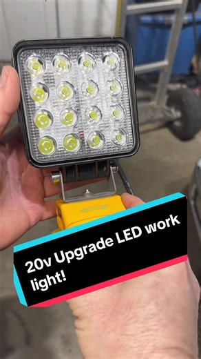 Upgrade to the 20V LED Work Light for Better Productivity
