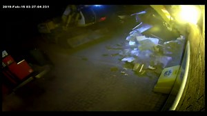CCTV of cash machine robbery