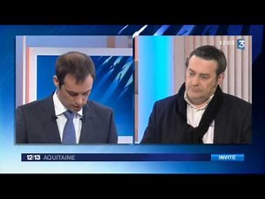 Pascal Lafargue, Président d'Emmaüs Gironde était l'invité du 12/13 en Aquitaine