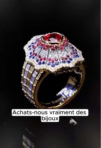 Cette bague en rubis en forme de cœur ♥️ couleur sang de pigeon 🩸 est magnifique ! Aimez-vous ce modèle ? #anneau #bijoux #conception #manuel #personnalisation