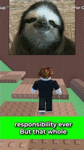 don't mess with a sloth #dangerous #wildlife #roblox #rblx #relatable