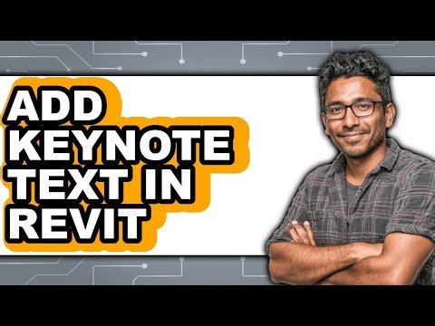 How to Add Keynote Text in Revit - Full Guide