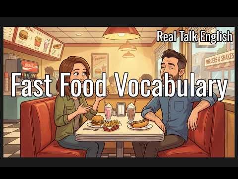 Fast Food Vocabulary | Easy English Conversation | Short English Podcast