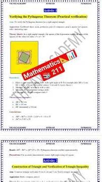 Nios Maths 211 Full Solve Practical File September 2025 || Class 10th Maths Practical File Solution