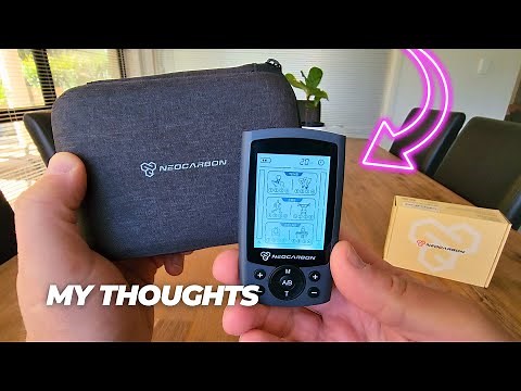 NEOCARBON TENS Unit Muscle Stimulator, Electronic PMS Pulse Massager Machine -Shock Physical Therapy