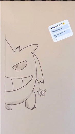 Dessin Pokémon facile | Comment dessiner Ectoplasma tutoriel étape par étape #drawing #pokemon