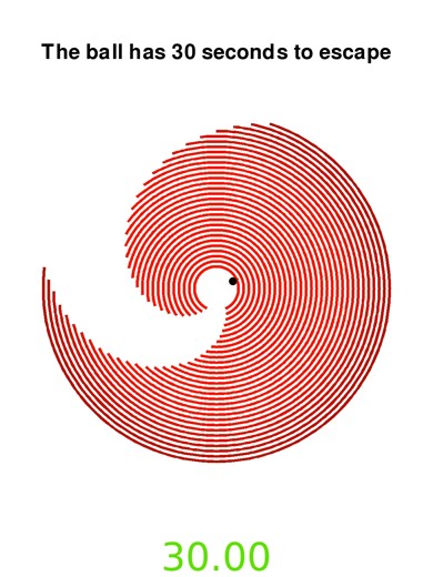 Bouncing Ball Escape Challenge in 30 Seconds