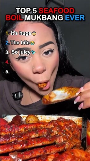 🦐 TOP 5 SEAFOOD BOIL MUKBANGS EVER! 🤤🔥 | The Most Satisfying Seafood Feast