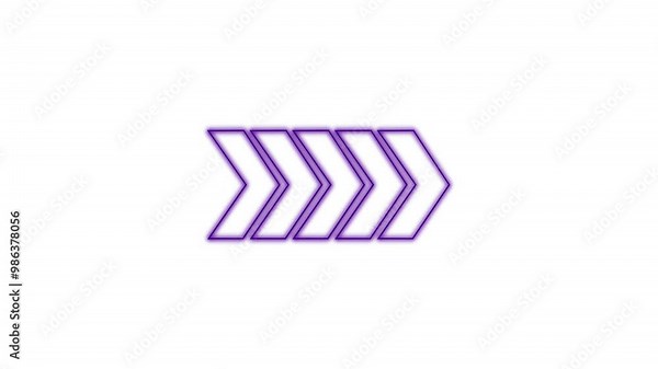 Animated arrows for the overlay video layer.arrow loading bar background animation.