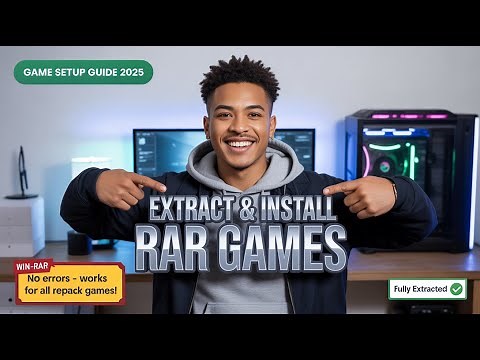 How to Extract and Install Multi-Part RAR Games on PC [100% Working in 2025]