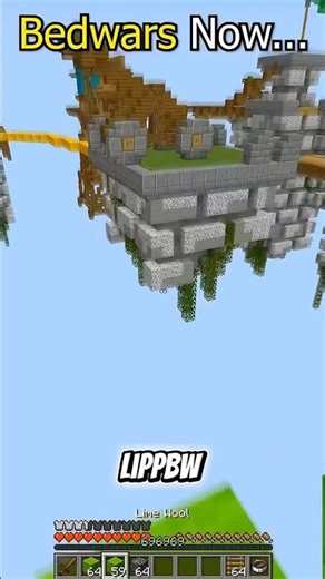 Bed Wars hoje VS Bed Wars antes🥶#minecraft #bedwars #godbridge #jogos #shorts #vs #phonk