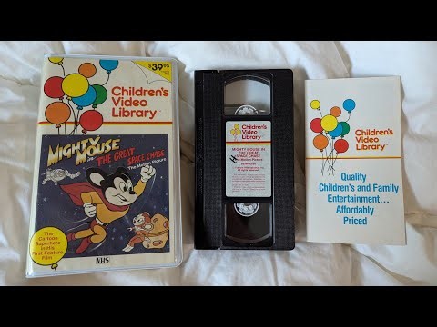 [FULL VHS TAPE] Mighty Mouse in The Great Space Chase 1983 Children's Video Library