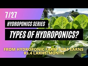 Types of hydroponics systems | 7/27