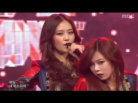 4Minute - Volume up, 포미닛 - 볼륨 업, Music Core 20120519