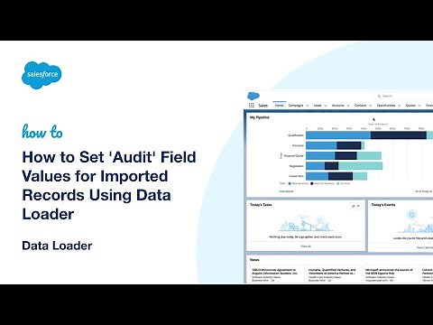 How to Set 'Audit' Field Values for Imported Records Using Data Loader | Salesforce Platform