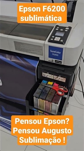 F6200 Epson Surecolor #epson #sublimação #camisaria #textil #sublimation #printer #calandra