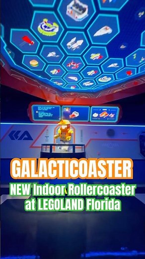 GALACTICOASTER • LEGOLAND Florida’s NEW Indoor Rollercoaster #legoland #rollercoaster #lego
