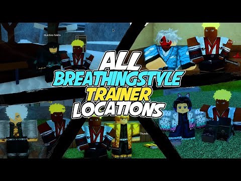 ALL Breathing Style Trainer Locations in Demon Slayer RPG 2