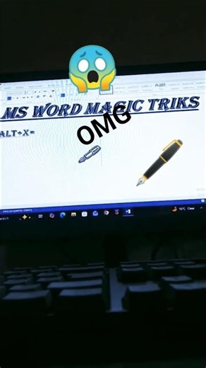 ms word me magic trick 🖋️🖋️🖋️🖋️#computertechnic #techtips # computer tech