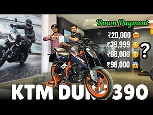 2025 KTM Duke 390 💀Full Finance Detail | On Road ! Down Payment ! EMI | Duke 390 Detailed Review