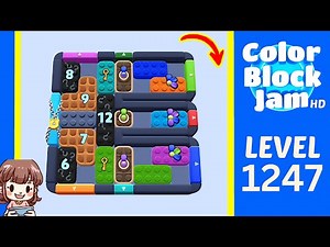Color Block Jam Level 1247 Solution Walkthrough