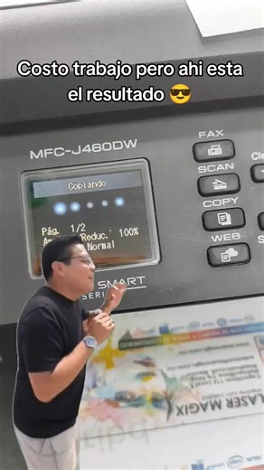 Equipo brother sin uso desde 2020 se pudo salvar. Costo mucho trabajo recuperar el cabezal pero al final surgió la magia. 🤩 ##recuperacion #tintacontinua #tinta #reparacion #cabezales #brother #bienhecho