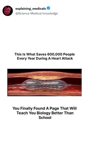 This Is What Saves 600,000 People Every Year During A Heart Attack 🫀