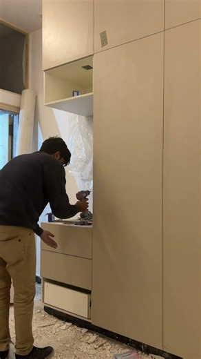 Modern modular wardrobe design for smart homes 🔥 #youtubeshorts #tips tipsntricks #interiordesign