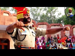 HUSSAINIWALA BORDER RETREAT PARADE BETWEEN INDIA & PAKISTAN