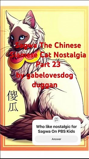 Sagwa The Chinese Siamese Cat Nostalgia Part 22 YouTube Short #shorts #nostalgia #sagwa