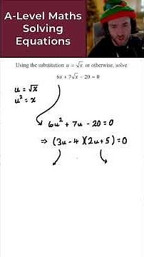 Day 20: Solving Equations • Daily A-Level Maths Revision 🔢 #alevelmaths #maths #alevelrevision
