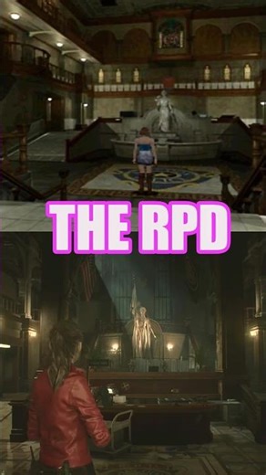 The RPD – Then and Now 🏛️🧟 | Resident Evil OG vs Remake (1998–RE9) #residentevil #shorts