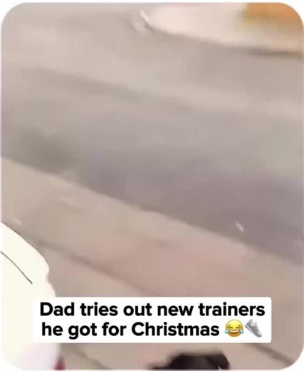 Trying his new trainers 👟 😂😂 | trainer