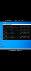 213K views · 1.8K reactions | This ONE Command❌Installs ALL Drivers ...