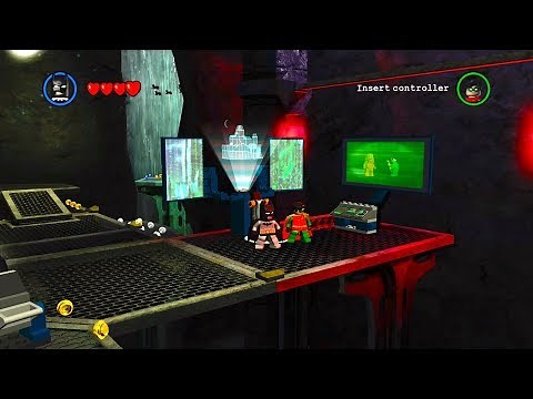 LEGO Batman: The Videogame Walkthrough - Exploring The Batcave (1080p60HD)