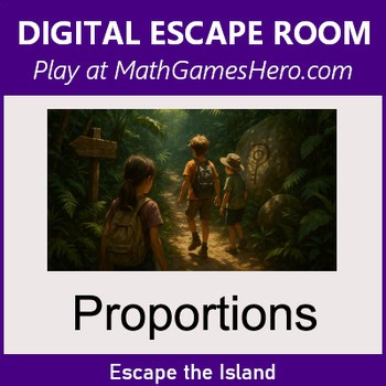 Proportions | Digital Math Escape Room Game