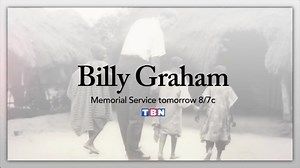 Tune in tomorrow 8/7c to watch the memorial service of Billy Graham held at the Billy Graham Library in Charlotte, North Carolina. | TBN