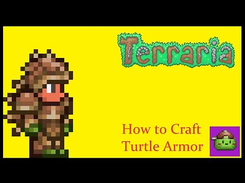 How To Craft Turtle Armor | Terraria 1.4.4.9